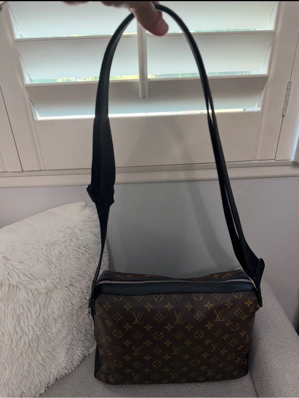 Louis Vuitton Monogram Macassar Torres Messenger Bag UNISEX